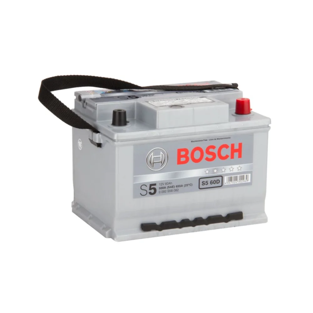 Batería de Auto 60Ah Positivo Derecho Bosch 39S560D-E