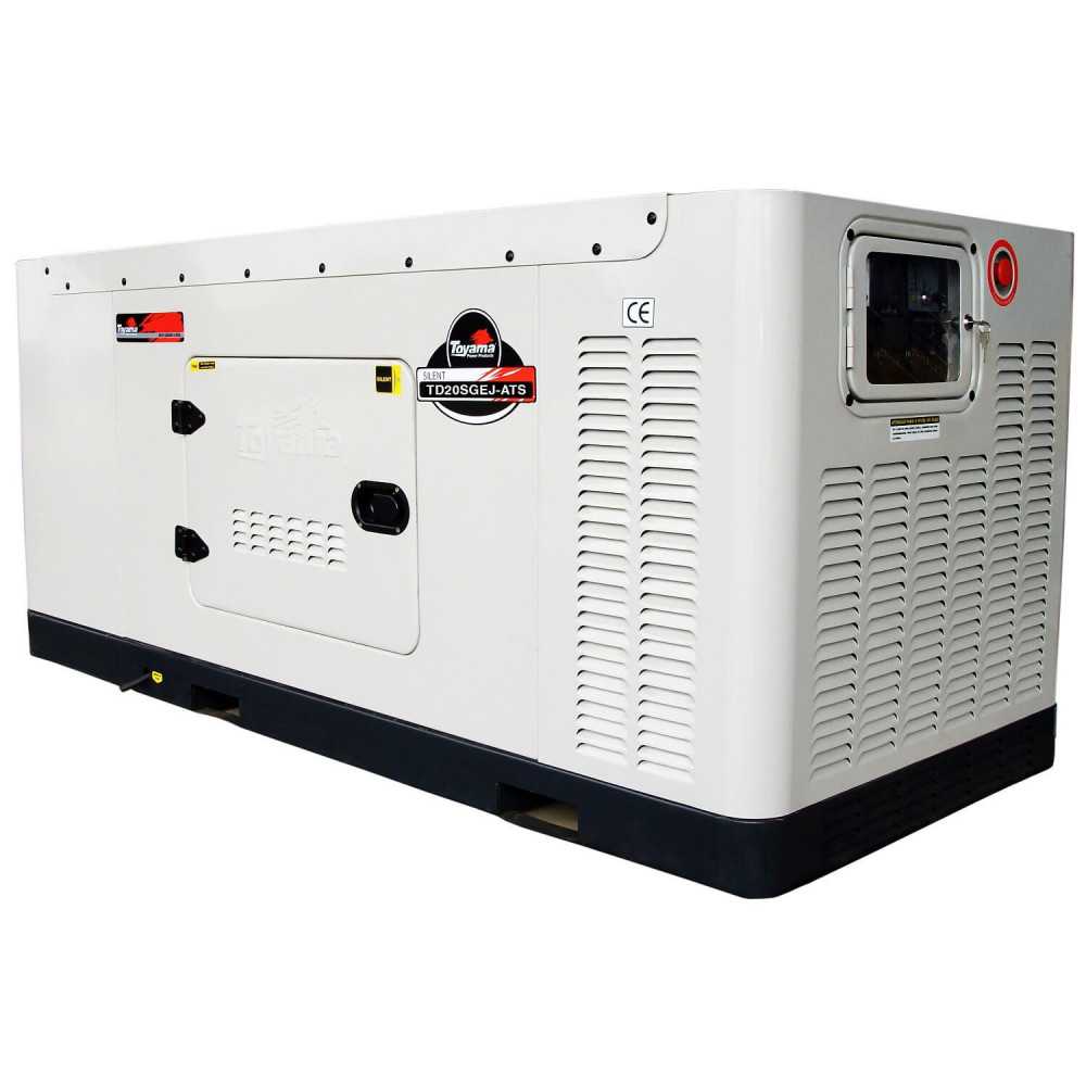 Generador Eléctrico Diésel 20 KVA Trifásico Con ATS Toyama TD20SGEJ-ATS