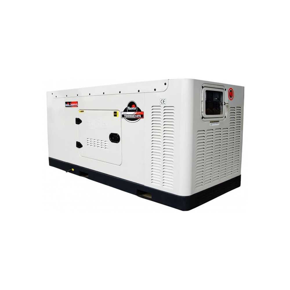 Generador Eléctrico Diésel 41.25 KVA Trifásico Cabinado Sin ATS TD40SGEJ Toyama 254-002C