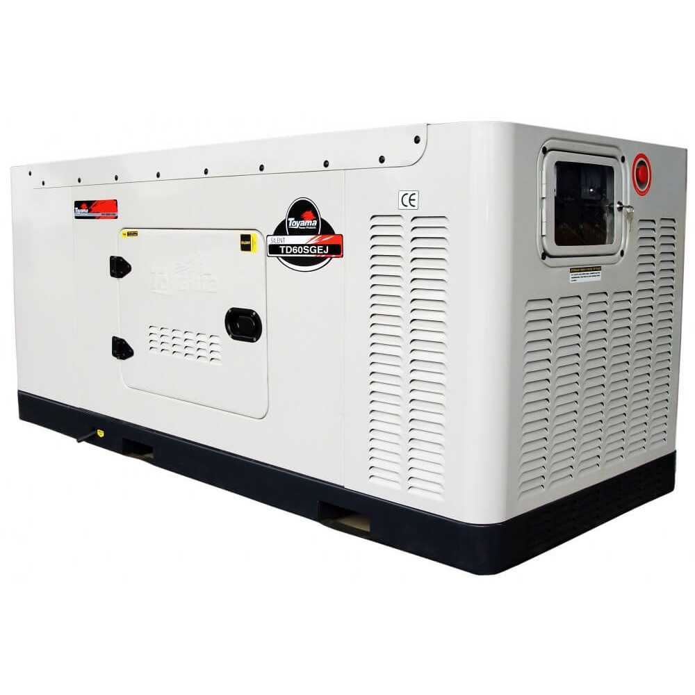 Generador Eléctrico Diésel 49,5 Kw Trifásico Cabinado Con ATS TDMG60SE3-ATS Toyama 254-015C