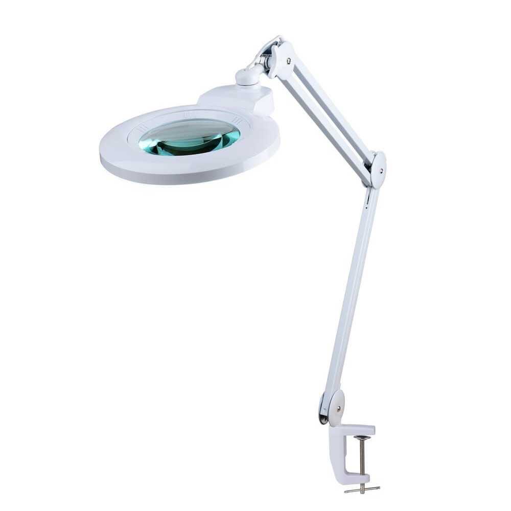 Lámpara de Aumento con Lente Circular 127mm 1.75X 3 Dioptrías Intbright  9006LED-3D