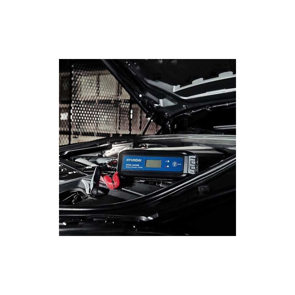 Cargador de Batería 6/12V Smart Charger 4000M Hyundai 11HYSC-4000M