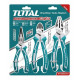 Set de Alicates 3 Unidades Industrial Total Tools THT2K0301S