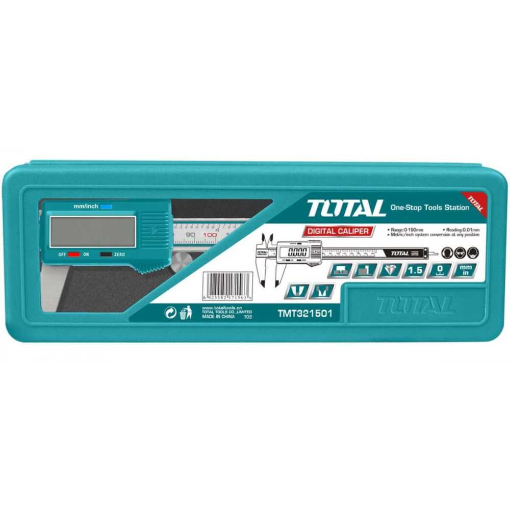 Pie de Metro Digital 150 MM Total Tools TMT321501