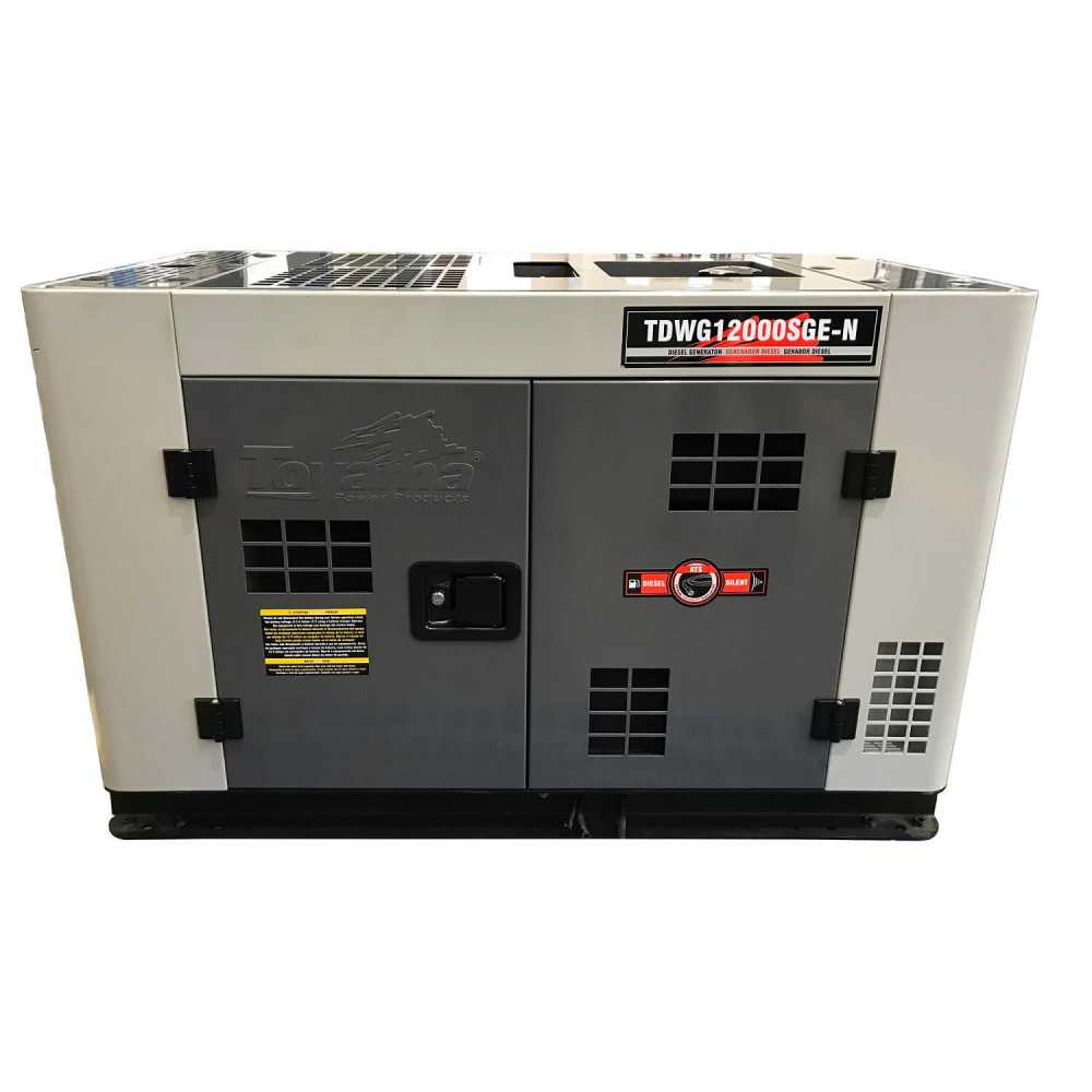 Generador Eléctrico Diésel 9.5 Kw Monofásico TDWG12000SGE Toyama 254-009C