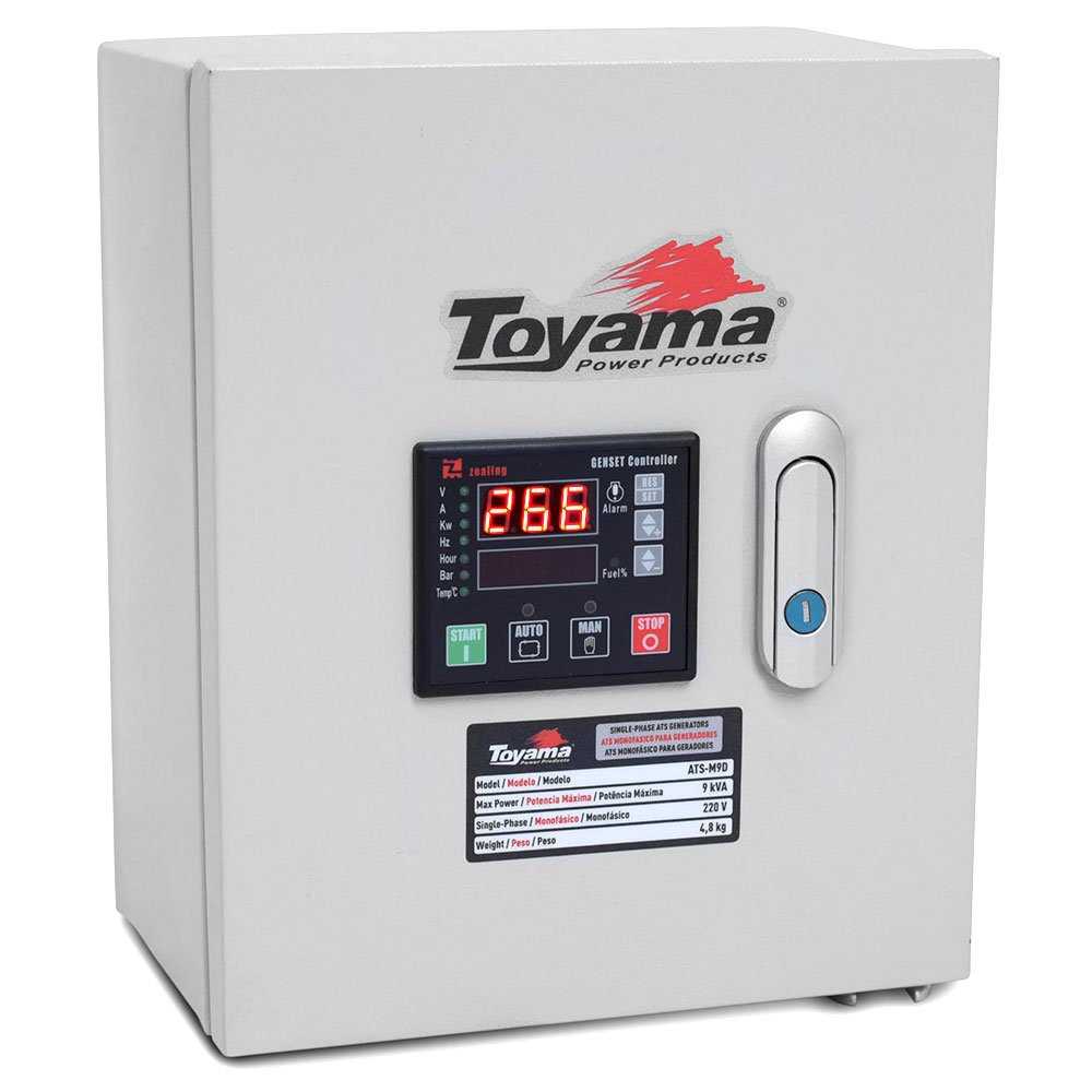 ATS - Tablero de Transferencia 9 KVA 220V para Generadores TDG7000SEXP y TDG8500 XP Toyama ATS-M9D