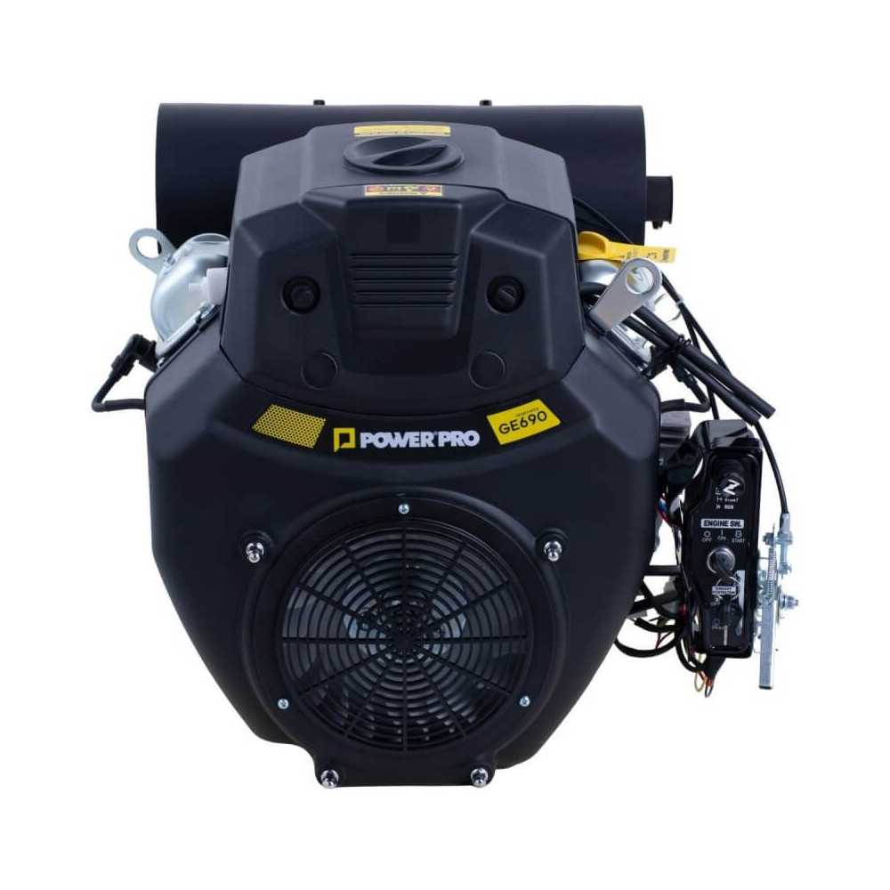 Motor Bencinero 22 hp Partida Eléctrica GE690 Power Pro 103011600