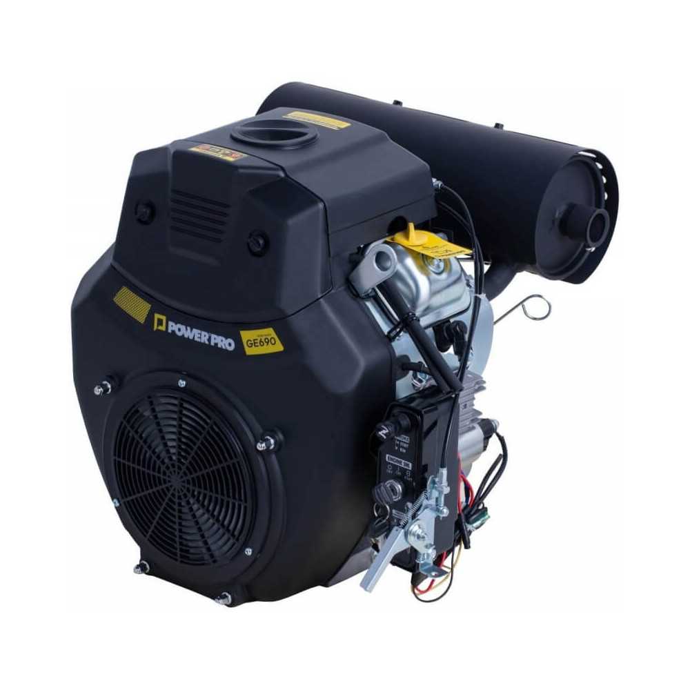 Motor Bencinero 22 hp Partida Eléctrica GE690 Power Pro 103011600