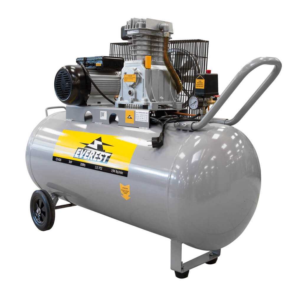 Compresor de aire 3hp 200 litros CE-820 Everest MI-EVE-049444