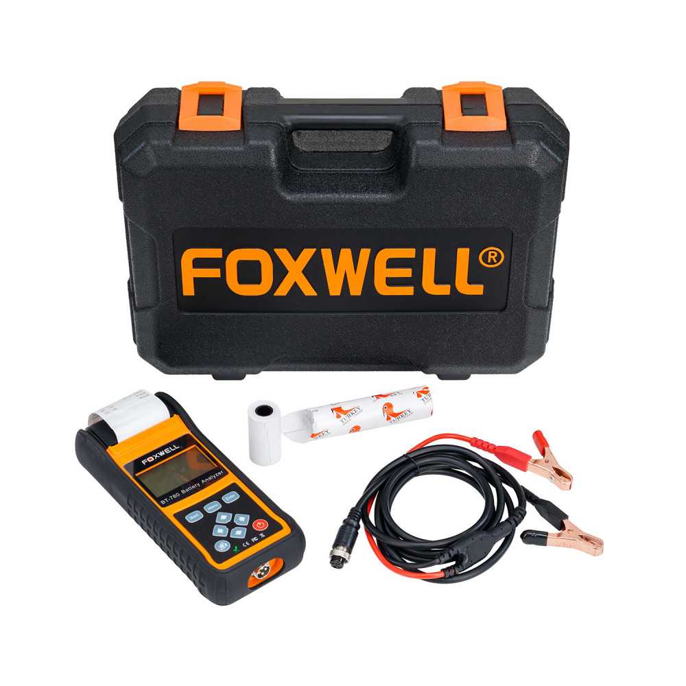 Tester de Batería con impresora 12/24 V BT-780. Foxwell MI-FOX-053340
