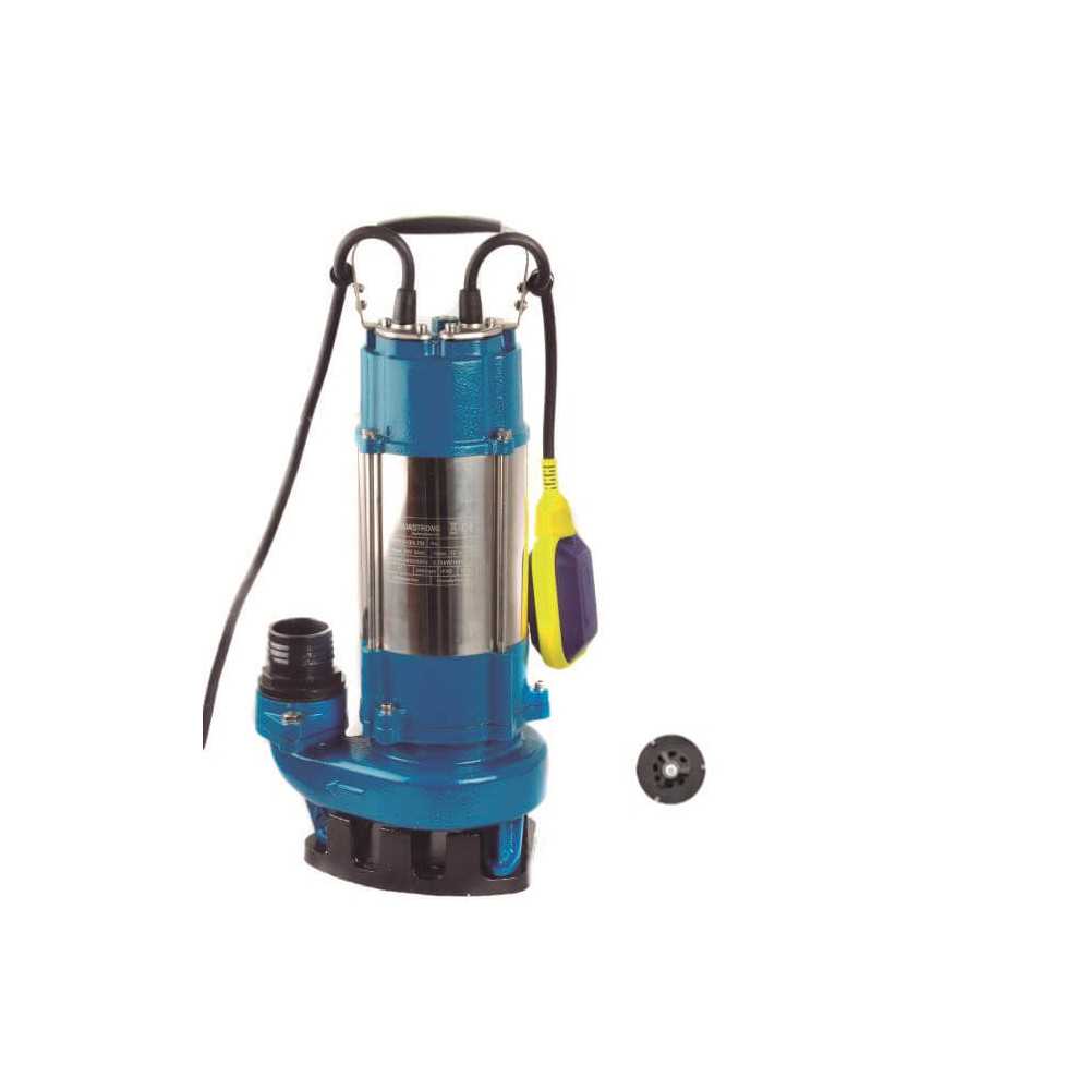 Bomba de Agua Sumergible Trituradora Aguas Servidas 1.75 HP AQUASTRONG ESP1812/1.3ID