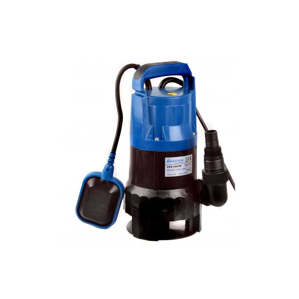 Bomba de Agua Sumergible Para Aguas Sucias 0.5 HP 220 V AQUASTRONG EKS400PW