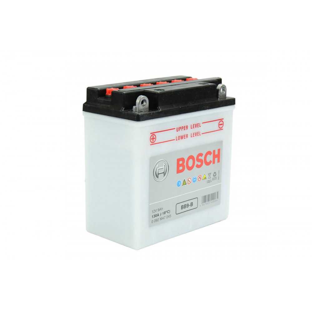 Batería de Moto 12V 9Ah Positivo Izquierdo M4 Bosch 39BB9-B