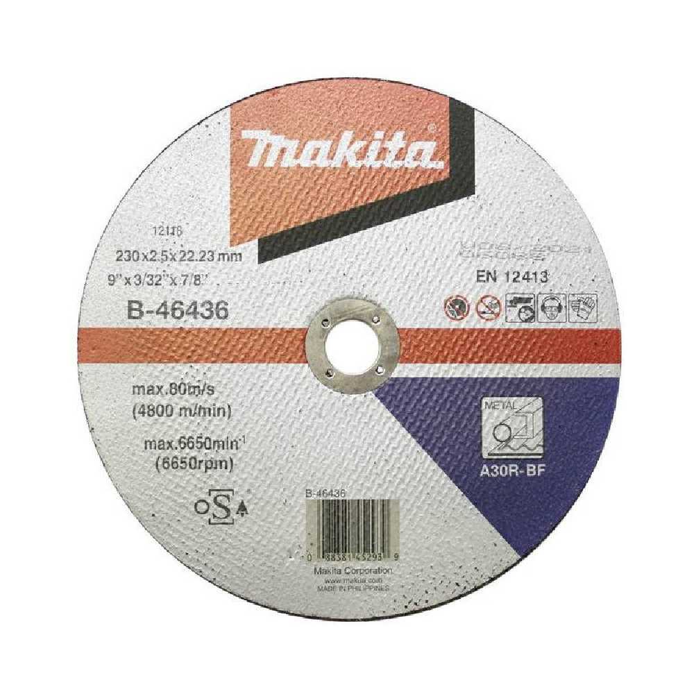 Disco Corte Metal 230x2.5x22.23MM A30R-BF Makita B-46436
