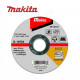 Disco Abrasivo Corte Acero Inox 4-1/2" /115x1.2x22.23MM WA60T Makita D-18764