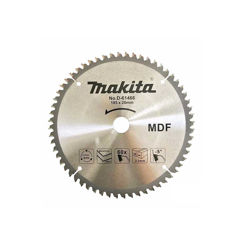 Disco Sierra Madera/MDF 7-1/4"x20MM 60D Makita D-61466
