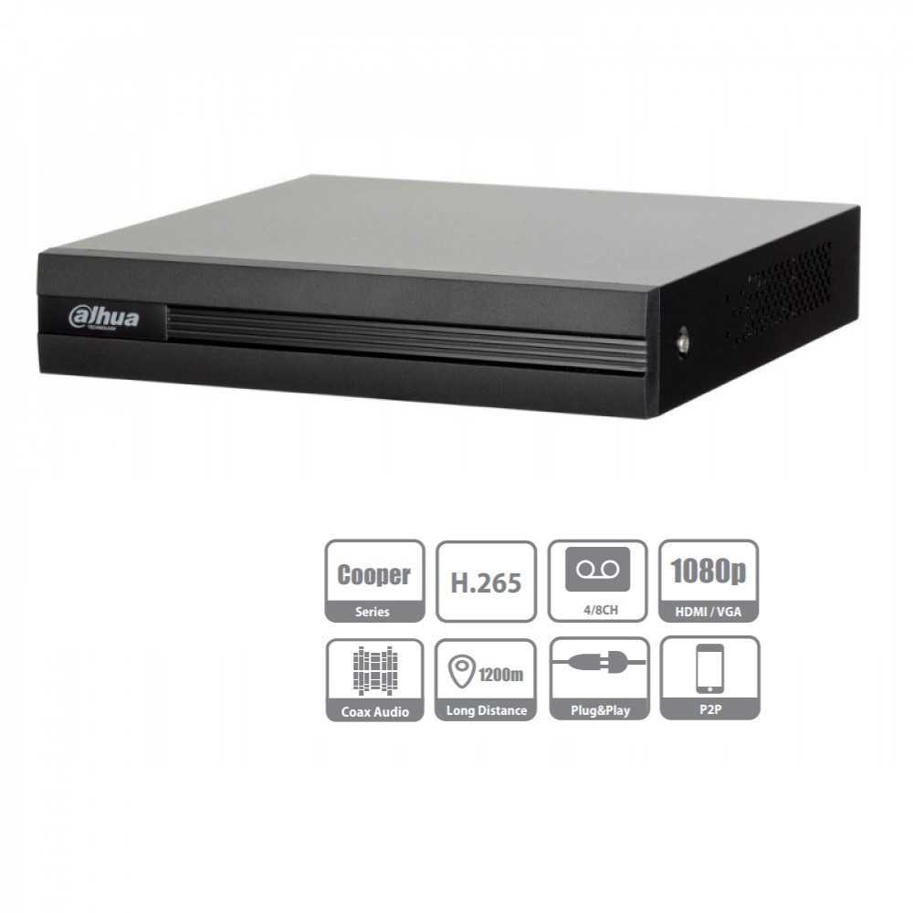 XVR Grabador Digital 8 Canales Penta-Hibrido 1080N/720 XVR1B08 Sin HDD Dahua 1202172165