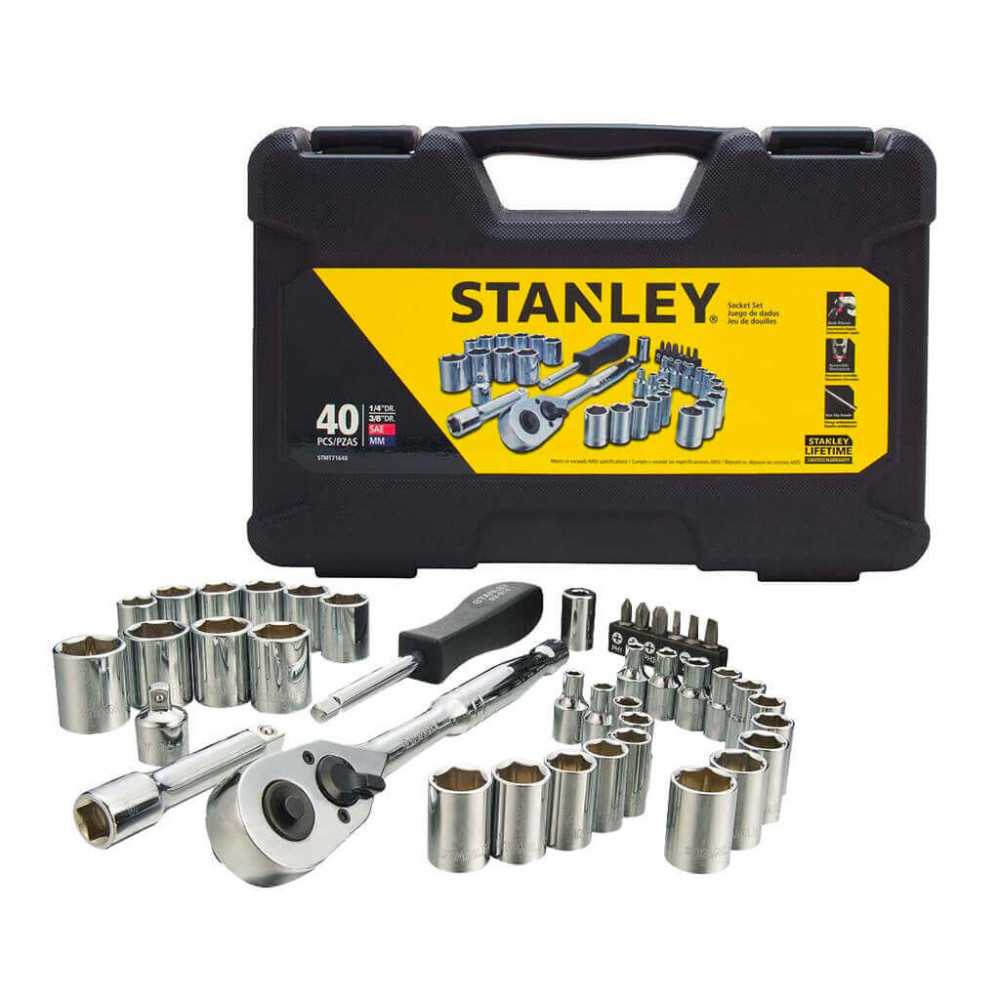 Set Herramientas Mecánicas Pro 40 Piezas Stanley STMT71648
