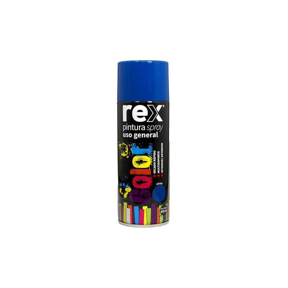 Pintura Spray uso General Azul 400 ml Rex 60003