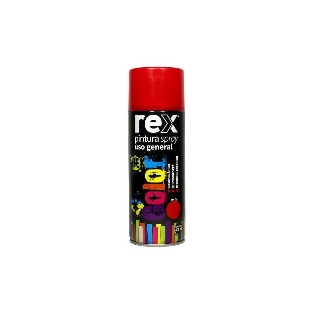 Pintura Spray uso General, Rojo, 400 ml Rex 60019