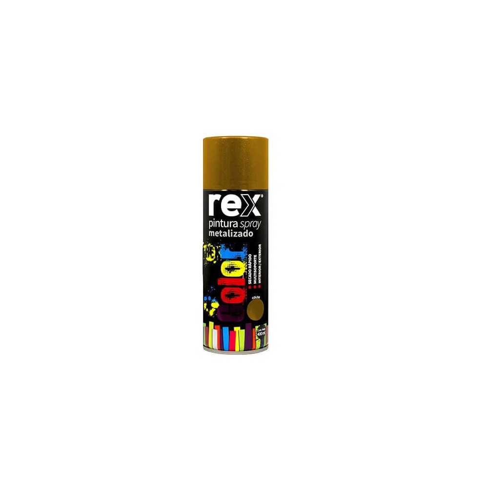 Pintura Spray Metálico, Oro, 400 ml Rex 60024