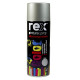 Pintura Spray Alta Temperatura, Aluminio, 400 ml Rex 60034