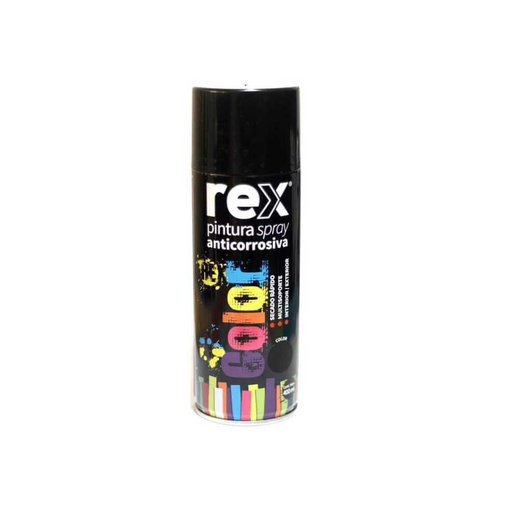 Pintura Spray Anticorrosivo, Negro, 400 ml Rex 60036