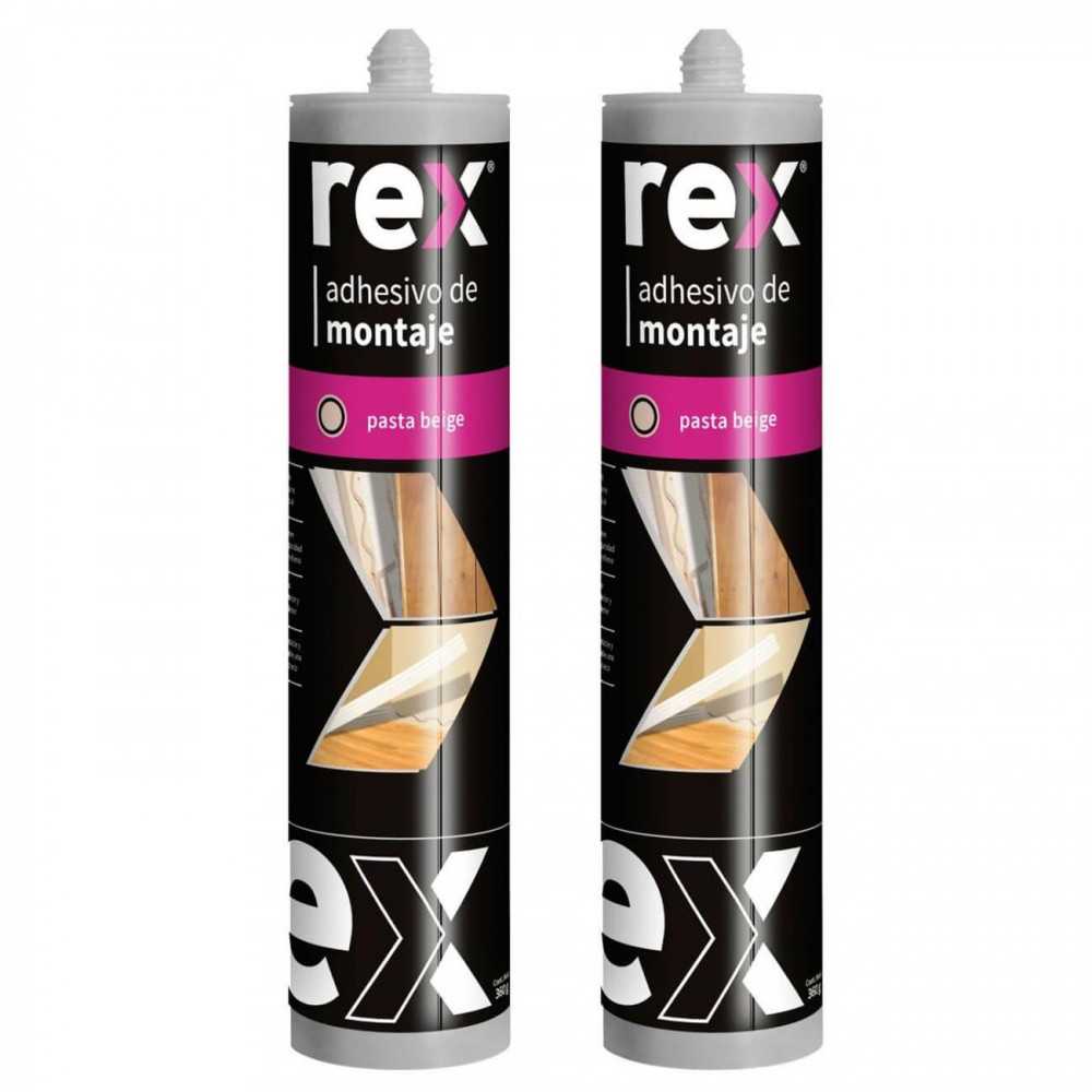 Adhesivo de Montaje Pack 2 un x 300 ml Rex 30370