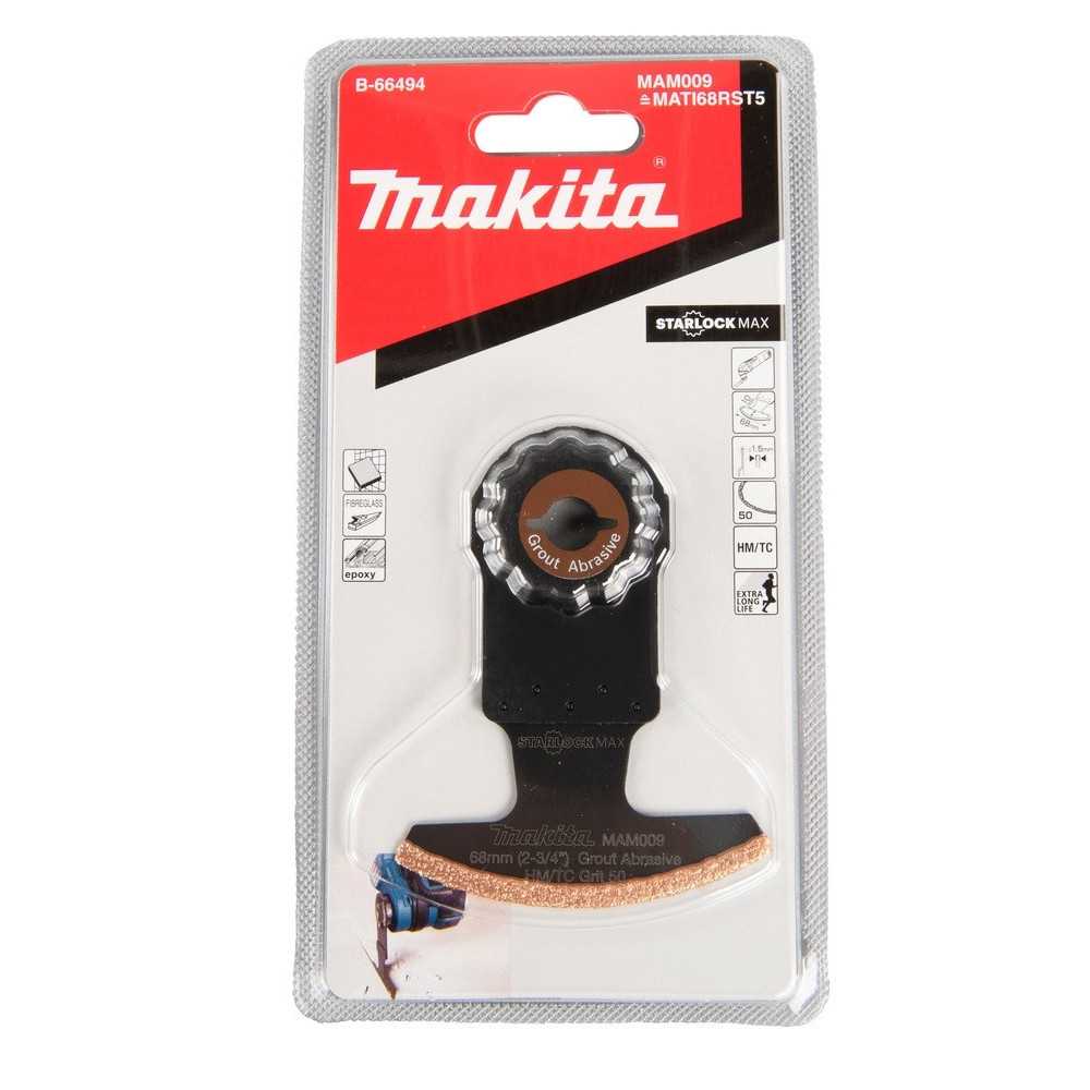 Hoja de Sierra Segmentada HM 68mm x 10mm Starlock Max MAM009 Makita B-66494