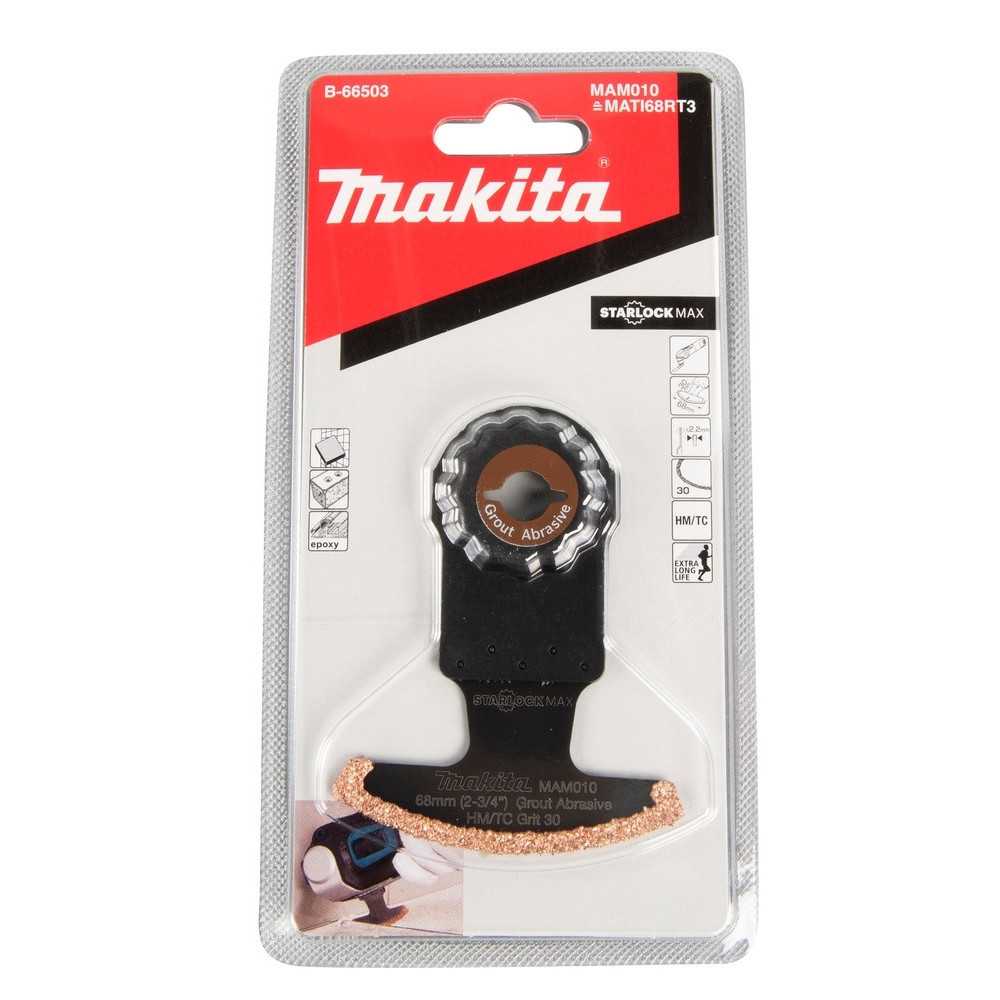 Hoja de Sierra Segmentada HM 68mm x 30mm Starlock Max MAM010 Makita B-66503