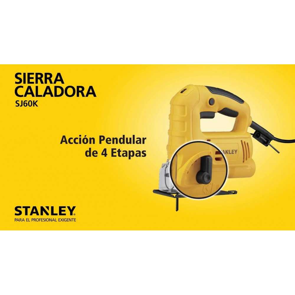 Sierra de Banco 1800w + Sierra Caladora 600w Stanley SST1801-SJ60K