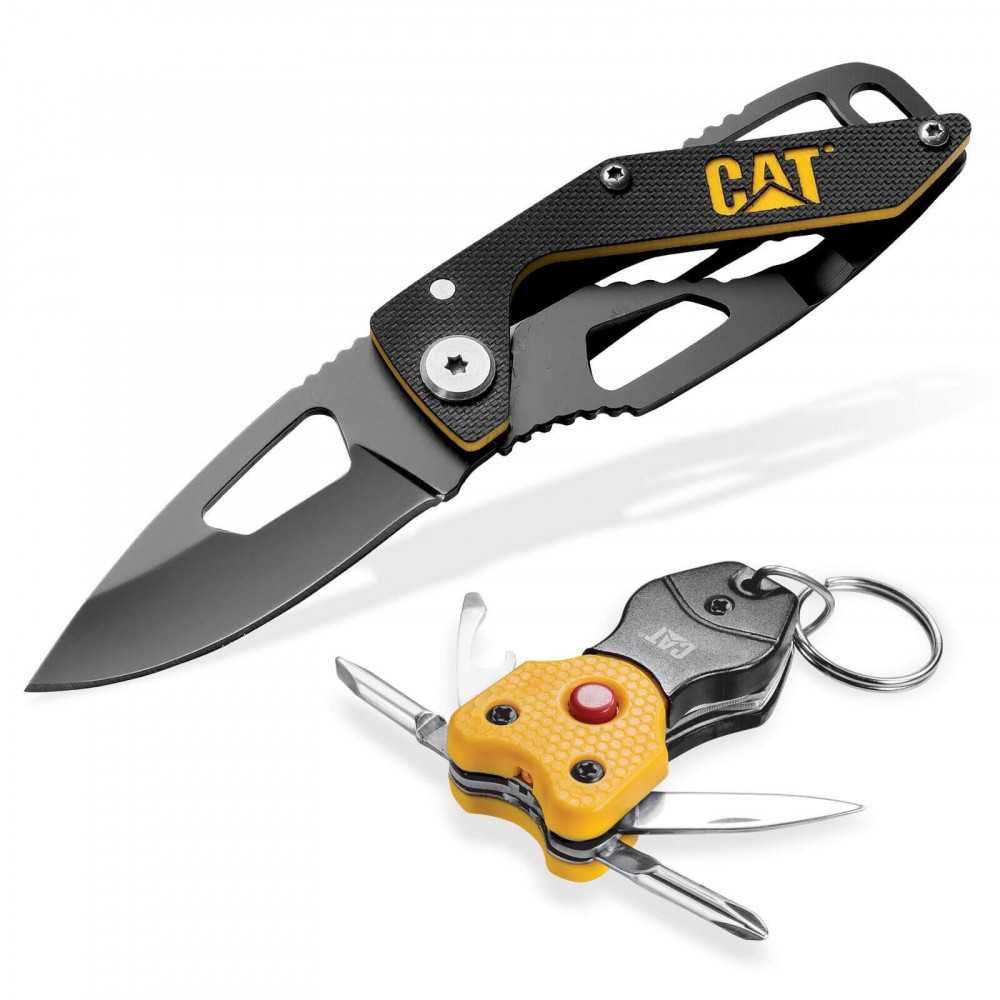 CAT Juego de herramientas multiherramienta, cuchillo y llavero