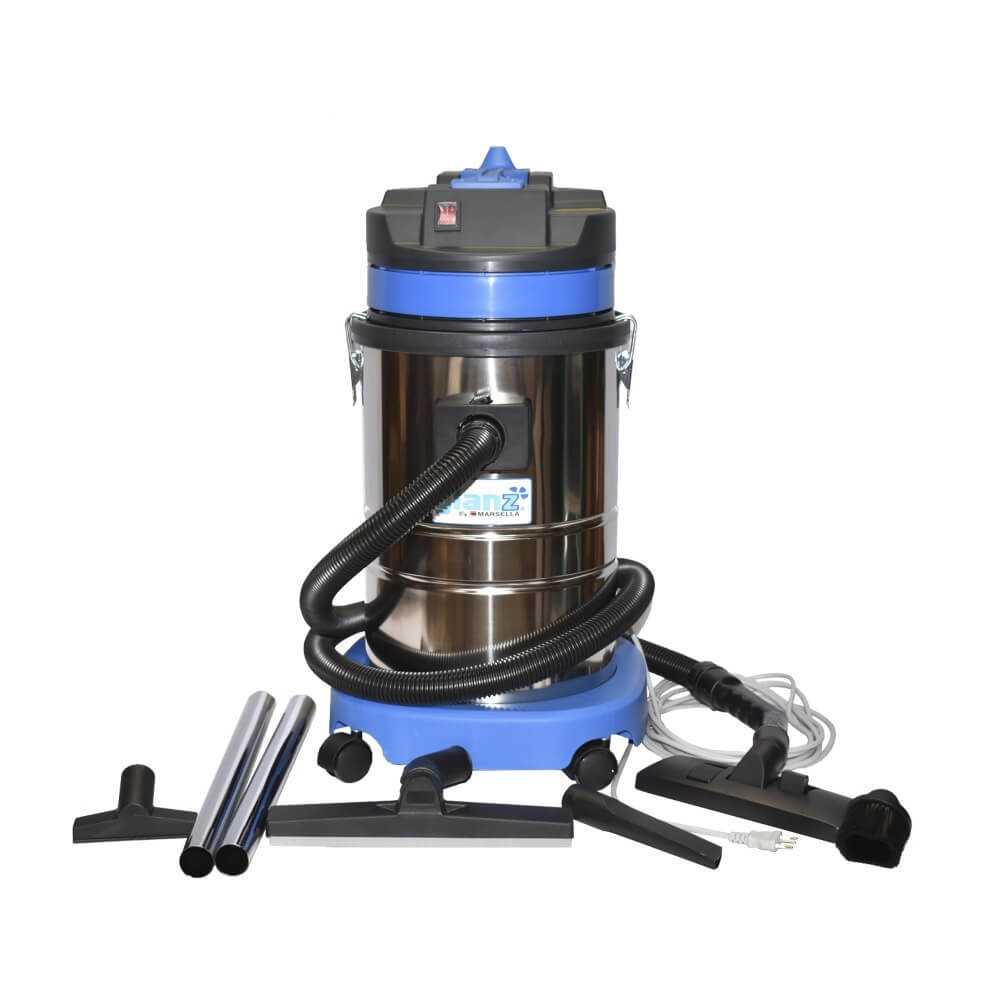 Aspiradora Industrial Polvo/Agua 30 lts 1500W Glanz 1000575