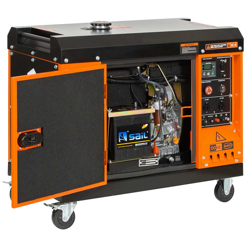 Generador Eléctrico Diesel Insonorizado Monofásico 6.500 W GS850D Kolvok 103011280