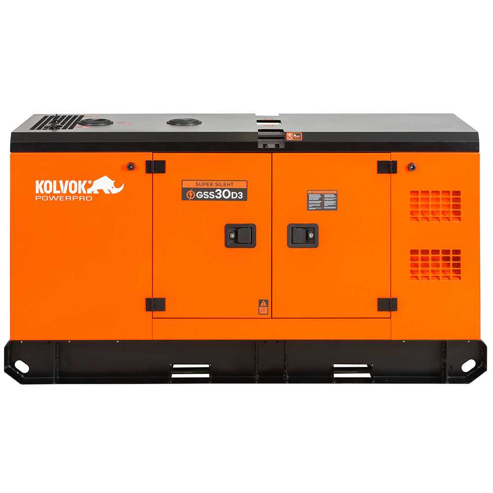 Generador Eléctrico Diesel Insonorizado Trifásico 26.400W / 33kva GSS30D3 Kolvok 103011284