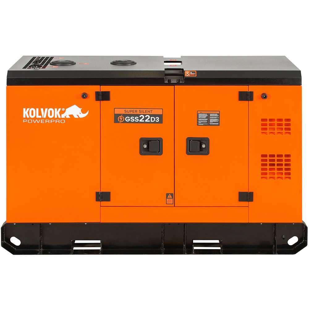 Generador Eléctrico Diesel Insonorizado Trifásico 17.500W GSS22D3 Kolvok 103011283