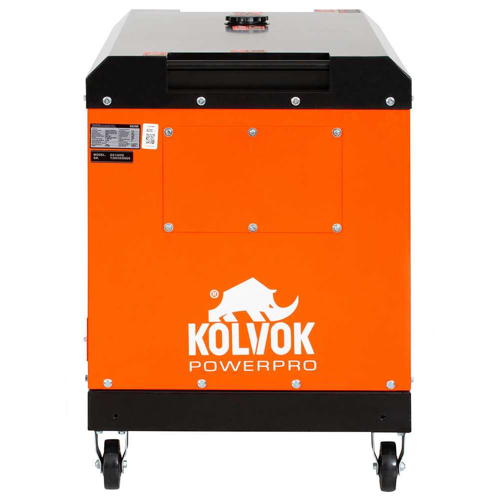 Generador Eléctrico Diesel Insonorizado Monofásico 12.000W GS1200D Kolvok 103011281
