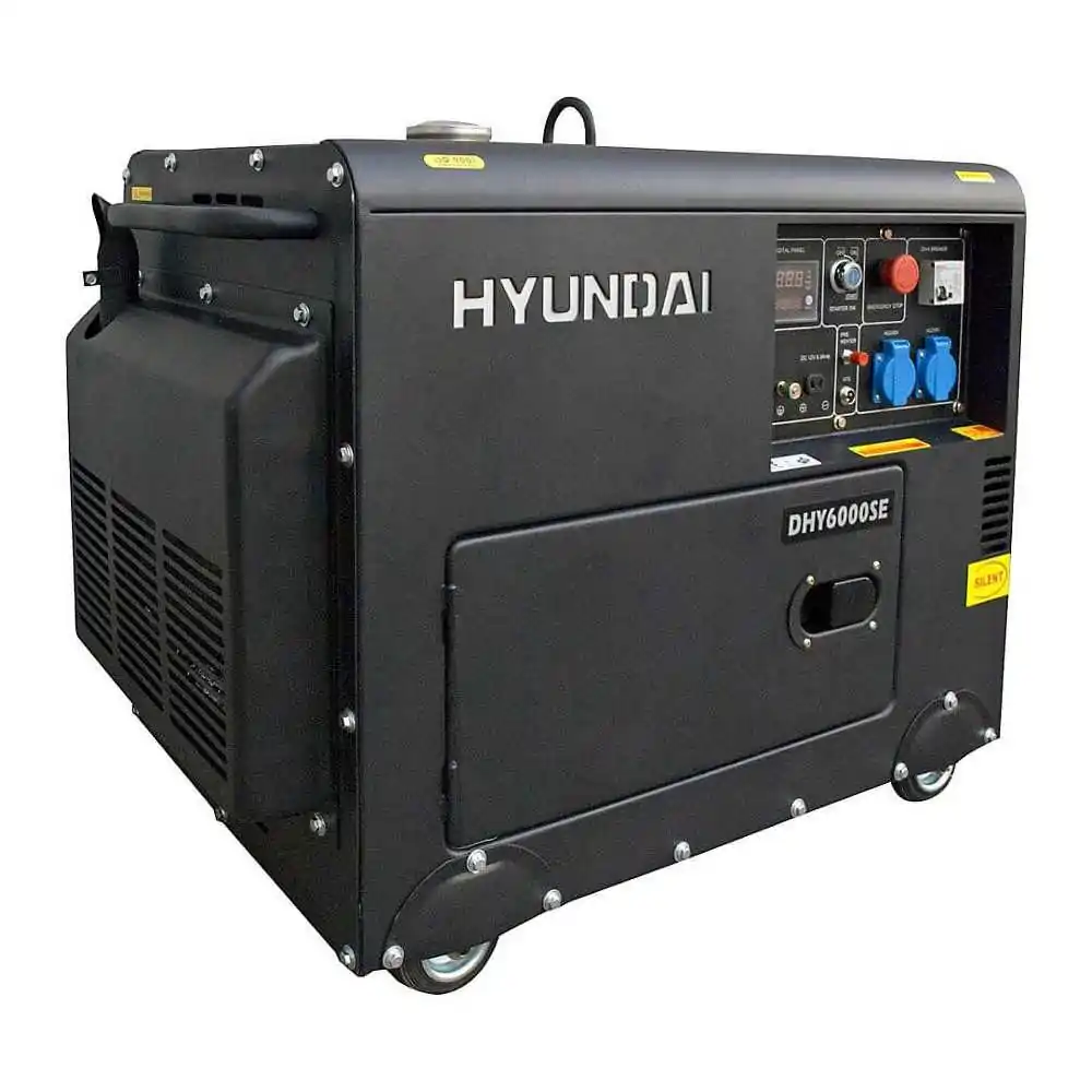 Generador Eléctrico Diesel 5,0/5,5 kw insonorizado HYUNDAI 78DHY6000SE