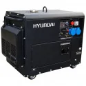 Generador Eléctrico Diesel 6/6,3 Kw/Kva Partida eléctrica monofásico Cerrado HYUNDAI 78DHY8000SE