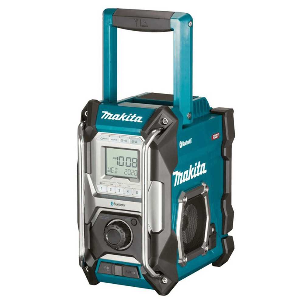 Radio de trabajo Inalámbrica Con Bluetooth 40/18/12V Sin Batería ni Cargador Makita MR002GZ