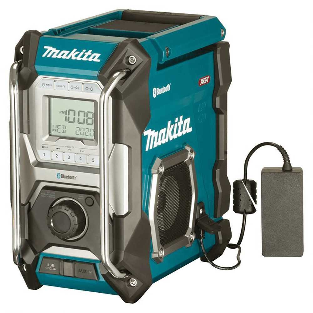 Radio de trabajo Inalámbrica Con Bluetooth 40/18/12V Sin Batería ni Cargador Makita MR002GZ