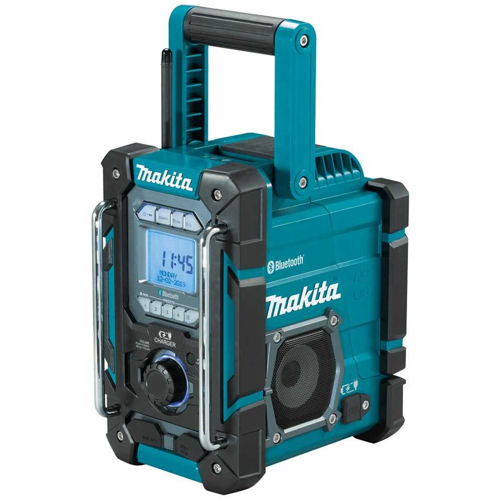 Radio de trabajo Inalámbrica Con Bluetooth 12/18V Sin Batería ni Cargador Makita DMR300