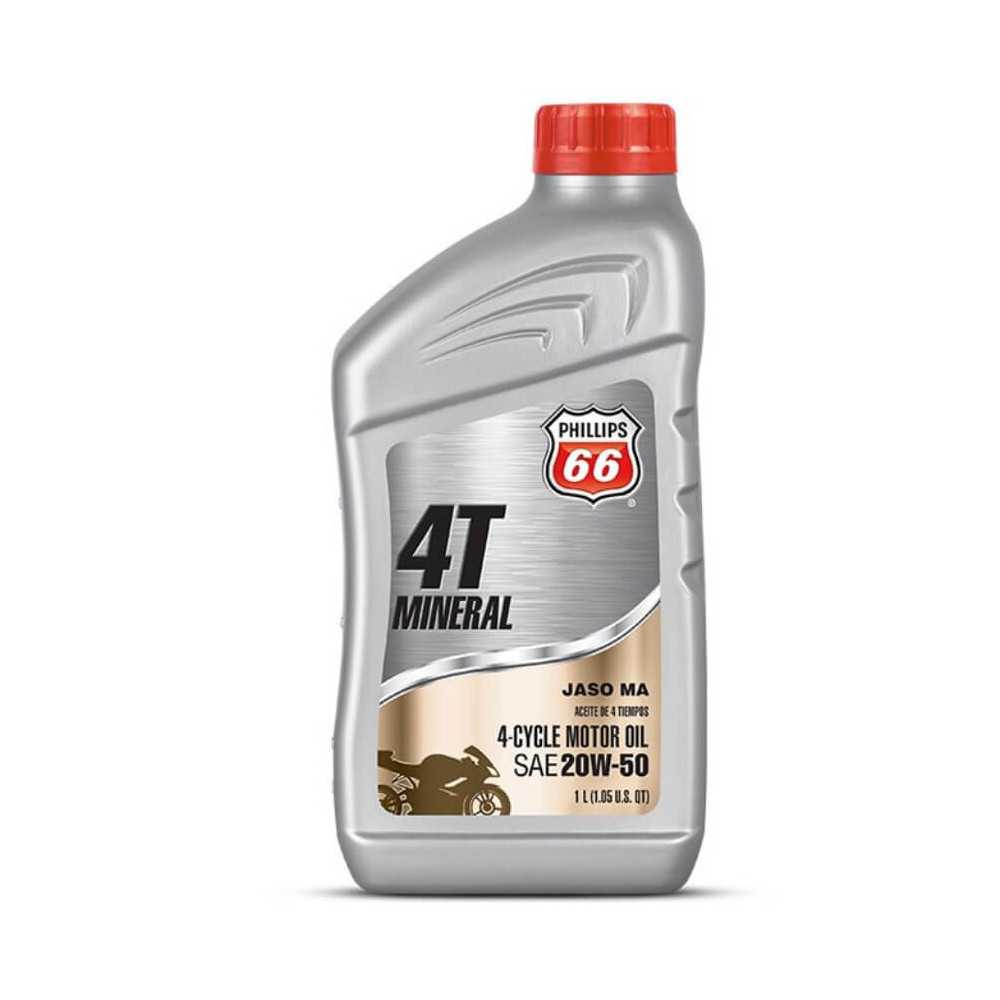 Lubricante - Aceite 20W50 0.95 LTS 4T MINERAL MA 4 cycle motor oil high quality Phillips 66 001431
