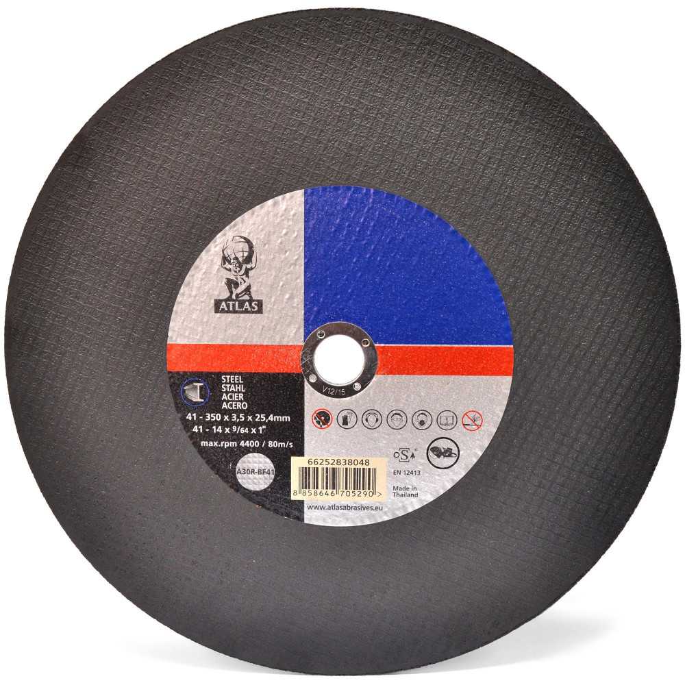 Disco de Corte - Acero Carbono - 14" (350x3,5x25mm) - Atlas