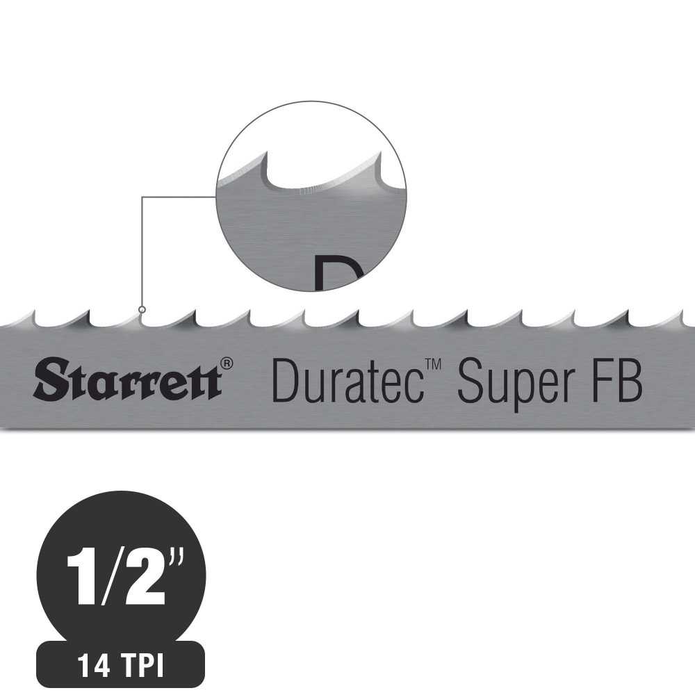 Sierra Huincha para Metal 13x0.65mm 14tpi (30mt) Raker Duratec™ Super FB Starrett