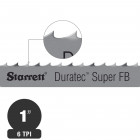 Sierra Huincha para Metal 25x0.90mm 6tpi (30mt) Raker Duratec™ Super FB Starrett