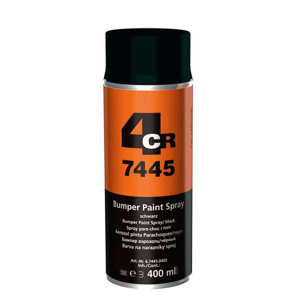 Pintura Parachoque Negro Spray 400ml Bumper Spray 7445 4CR