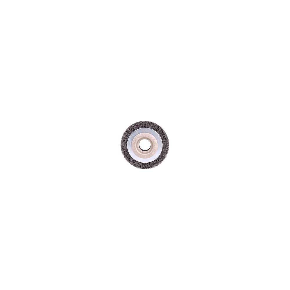 Grata Circular Acero Ondulado - 4'' - Calibre de 0,35 mm - Buje 1'' - Hela