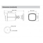 Cámara de Seguridad Bullet IR 40m HDCVI 5MP Starlight Plástica Dahua DH-HAC-HFW1500TL-0280B-S2
