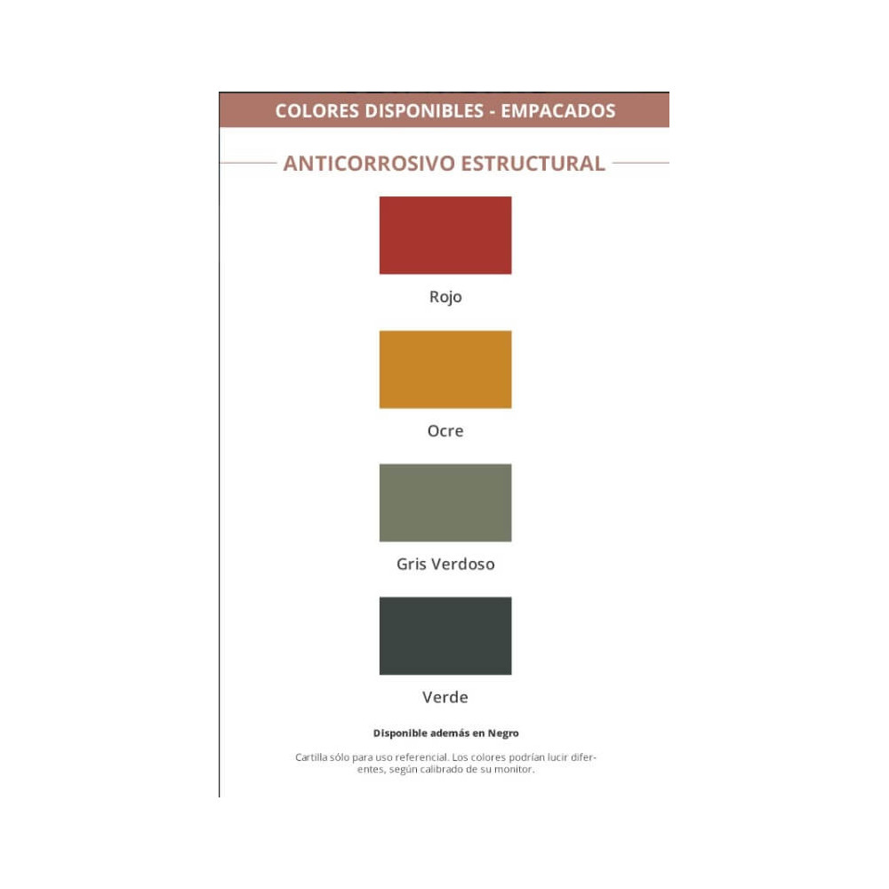 Anticorrosivo Estructural Rojo 1/4 GL Ceresita 10580004